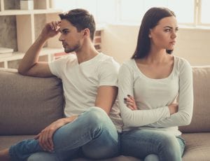 זוג שרב לפני תהליך גירושין